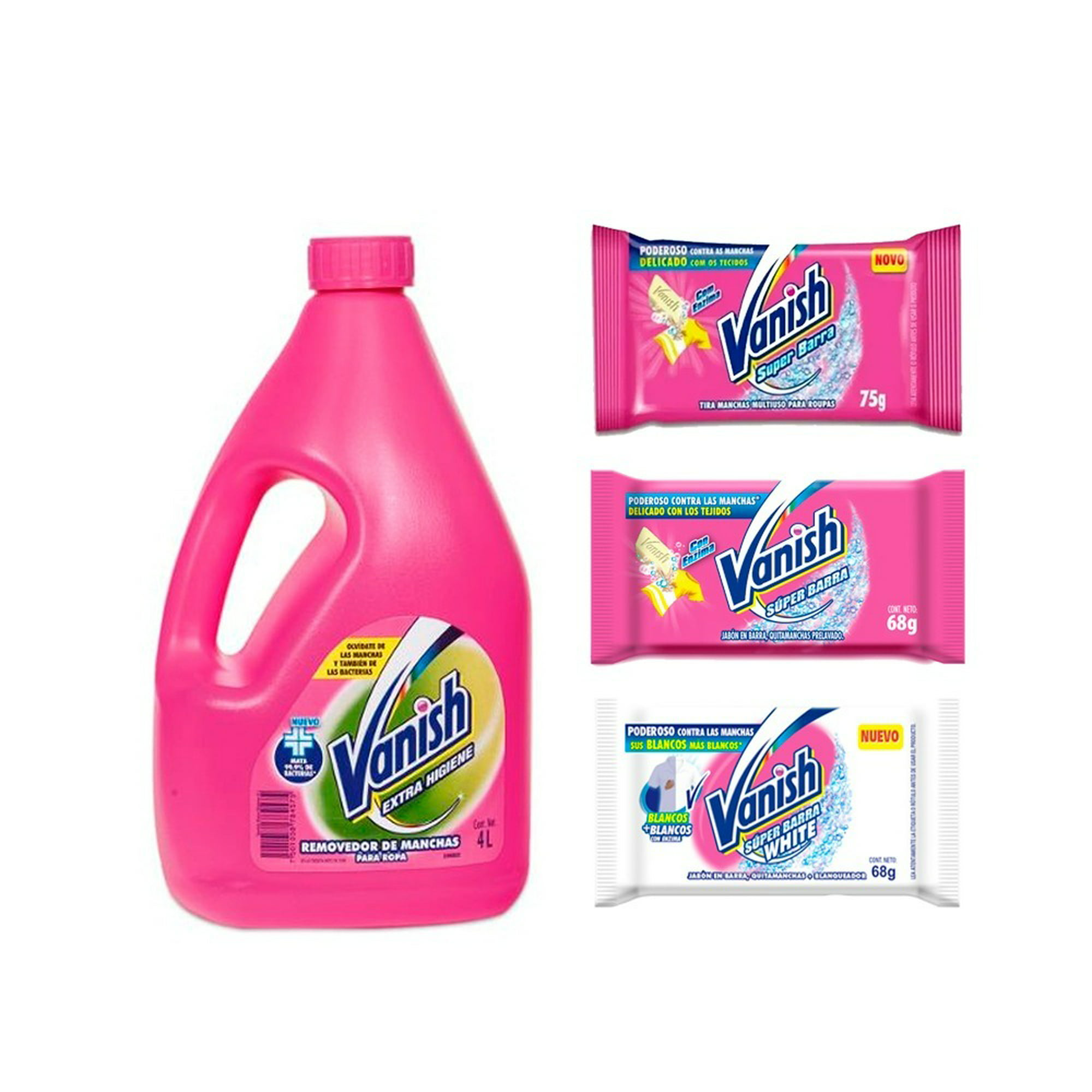 Kit Vanish Extra Higiene Quitamancha Liquido Jabon Barra Vanish 3 Piezas Walmart En Línea 6911