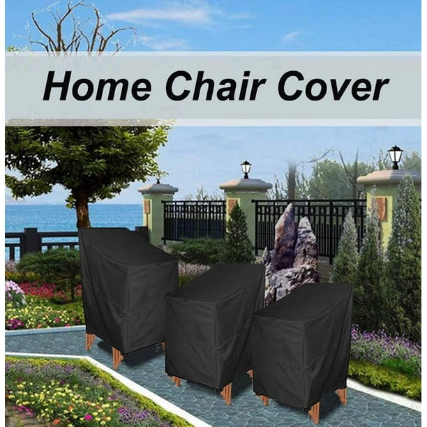 Funda para sillas de jardín apiladas