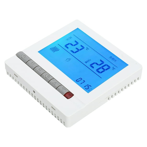 termostato digital facil de configurar instalar para casa hogar numeros  grandes