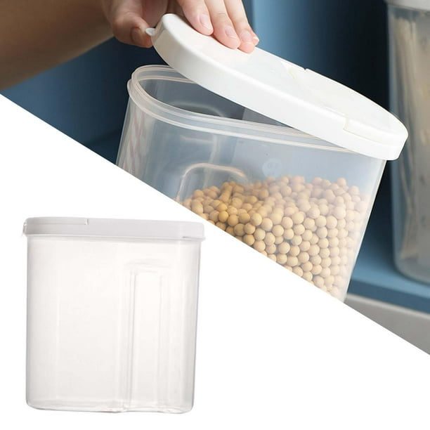  Techinal Caja hermética de almacenamiento de alimentos  Contenedor de plástico sellado transparente Organizador de latas de cocina  Caja de almacenamiento de alimentos hermética : Hogar y Cocina