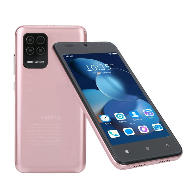 Smartphone 8Pro Teléfono celular 5 pulgadas Tarjeta dual Modo de espera  dual RAM 2GB ROM 32GB Reconocimiento facial Teléfono móvil para Android Oro  rosa
