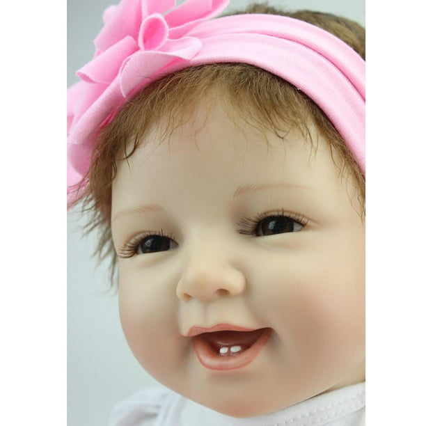 Muñeca Reborn de 22 pulgadas, bebé recién nacido que , silicona suave al y  cuerpo , cumpleaños, juguete Baoblaze Muñeca Realista Recién Nacida