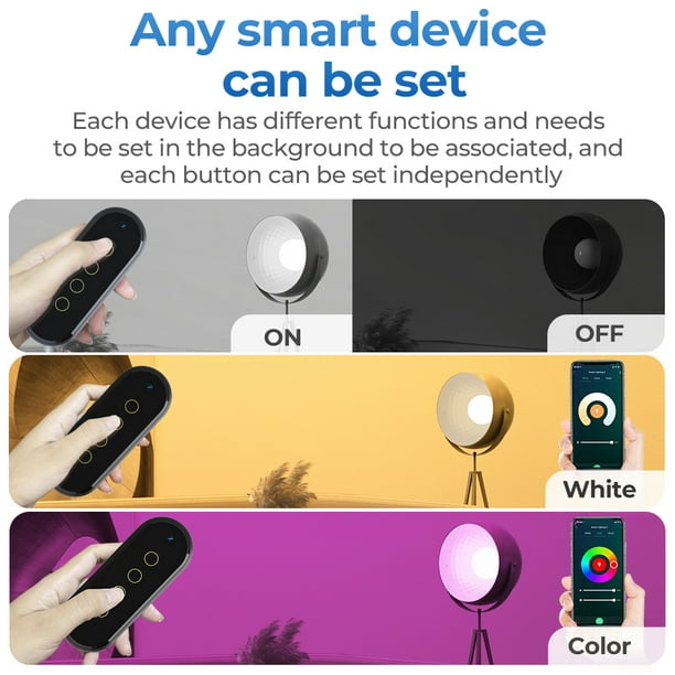 Zigbee - Interruptor Inteligente Táctil Sencillo Tuya Smart