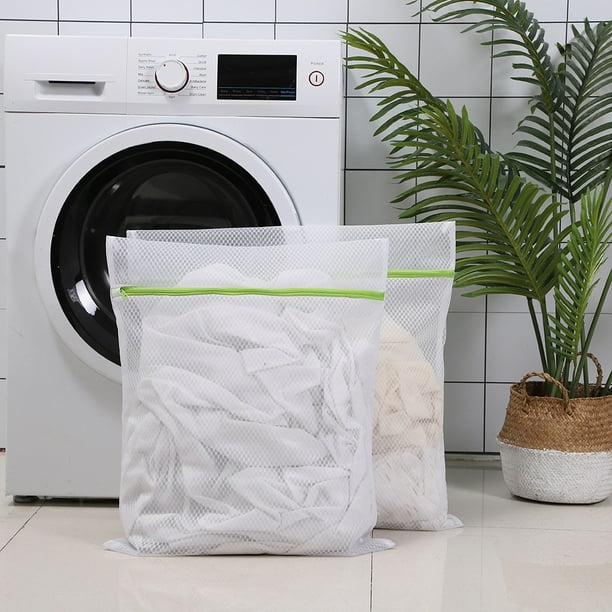 Bolsa de lavandería de malla para lavar lencería y ropa delicada, bolsa de  lavado para mujer, bolsa de lavadora, protección de blusas, medias, ropa