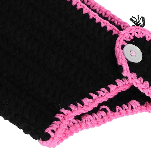 Disfraz Crochet Conjunto Bebe 0/3 Meses Recién Nacido Atrezo