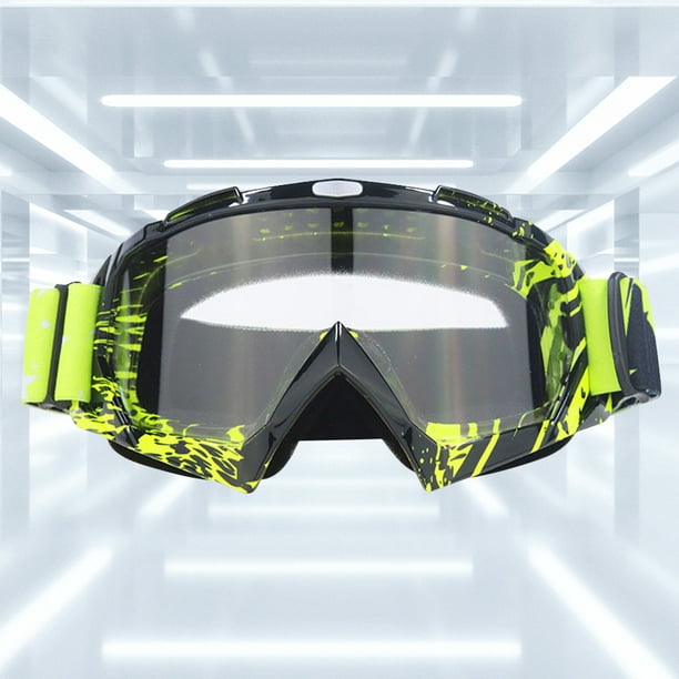 Gafas Motocross Máscara Color de la lente Lente transparente Cascos de  esquí Googles TPU PC para veh Ndcxsfigh Accesorios para autos y motos