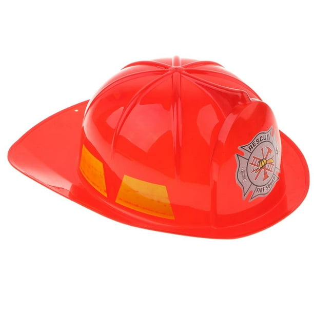 Juguete de bombero de simulación para niños, casco de seguridad jefe,  bombero, gorra de sombrero, suministro de juguetes para niños : Juguetes y  Juegos 