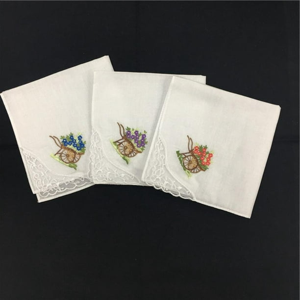 3 piezas de pañuelos clásicos para hombre, pañuelos retro reutilizables de  16,9 pulgadas, cuadrados de bolsillo de regalo suave para caballeros,  Yinane pañuelo