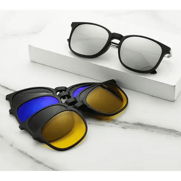 Gafas lupa magnéticas azul