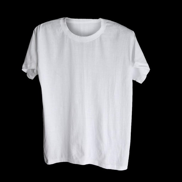 Camiseta blanca unisex de manga corta con cuello redondo y holgado Pintar camiseta | Walmart en línea