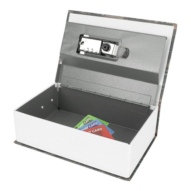Mini caja fuerte de libro de simulación, caja fuerte de libro oculto,  diccionario de contraseña, caja de almacenamiento de contraseña, libro de