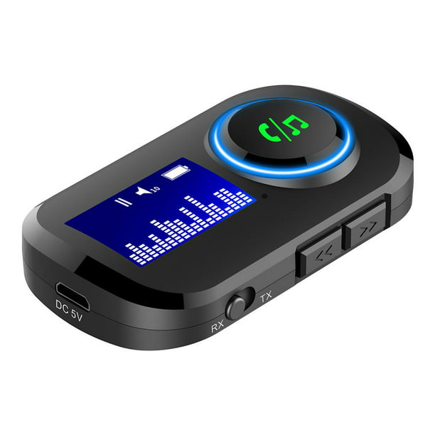 Adaptador de receptor Bluetooth USB 5.0 AUX 3.5mm Audio Jack Transmisor  inalámbrico estéreo para computadora portátil TV PC Car Kit Scienceny