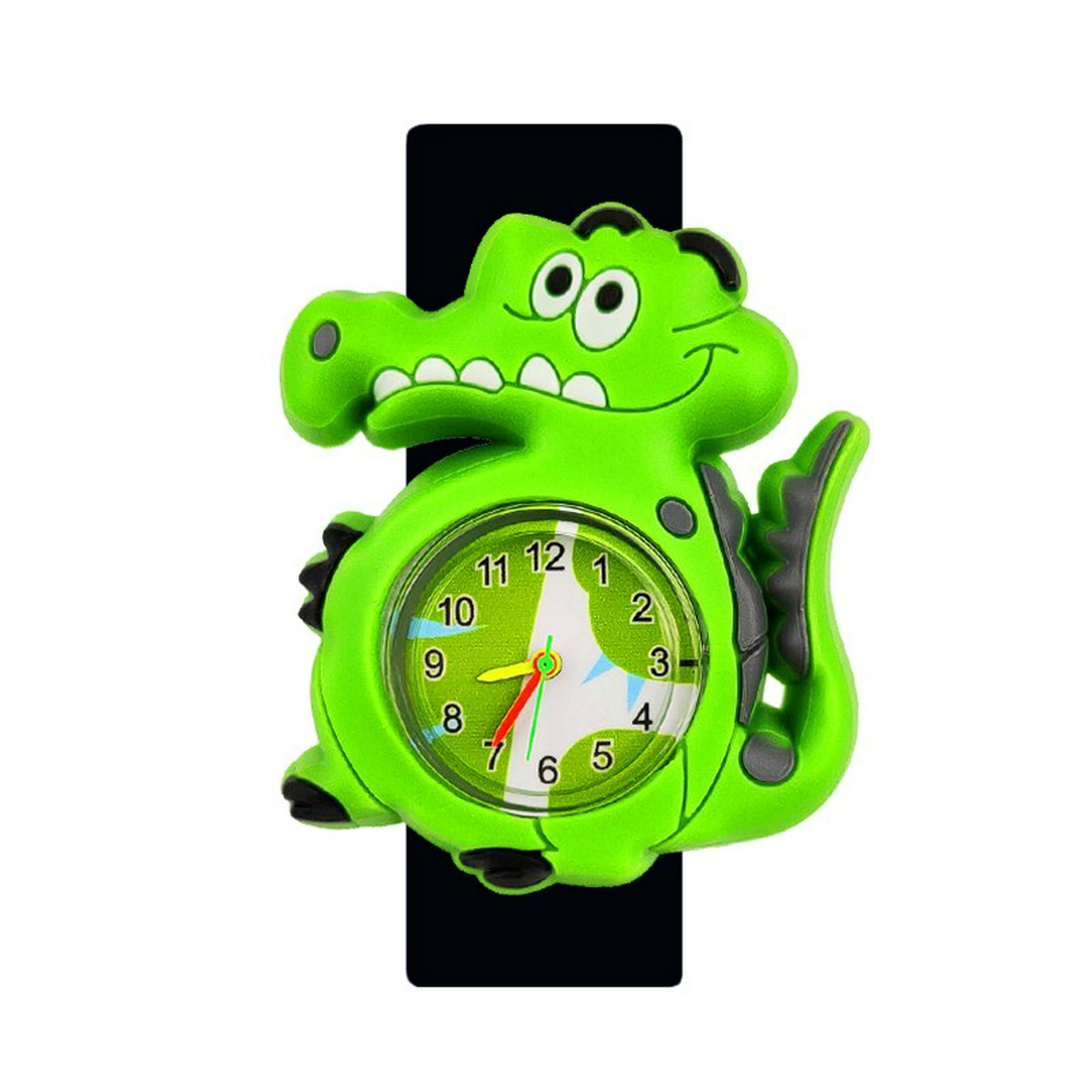 Reloj de moda informal para niños, reloj de dibujos animados de  cangrejo/tortuga/tiburón, reloj de juguete para bebés, relojes para niños, reloj  de silicona Slap para niño y niña, reloj de cuarzo Gao