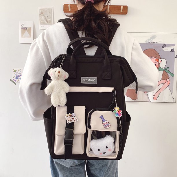 Mochila Escolar Mochila informal para mujer, mochila de moda para  estudiantes, bolsos femeninos de verano de gran capacidad Likrtyny Para  Estrenar