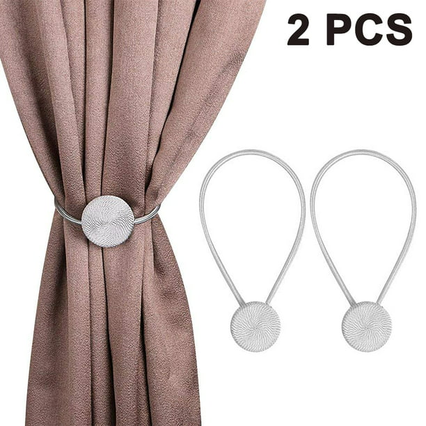 2 abrazaderas magnéticas para cortinas, abrazaderas decorativas