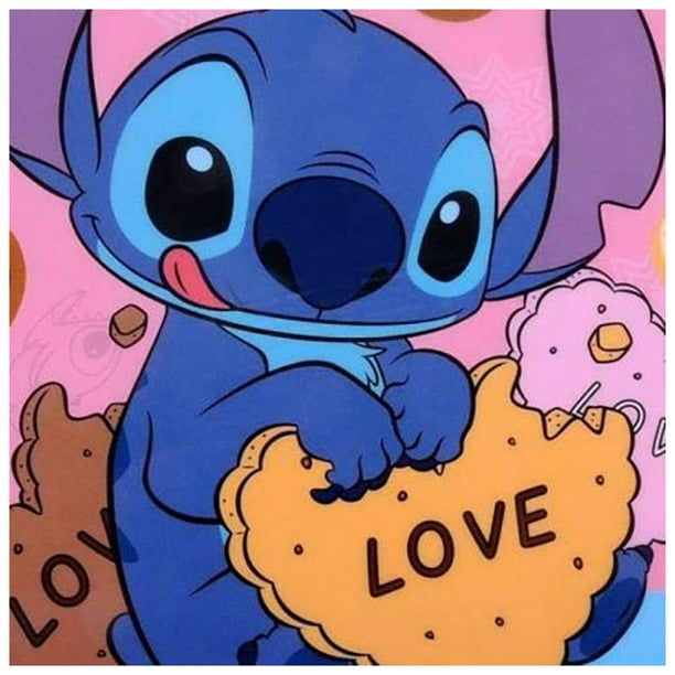 Diamond Painting Cartoon Disney Stitch Love 5D DIY Mosaic Kit