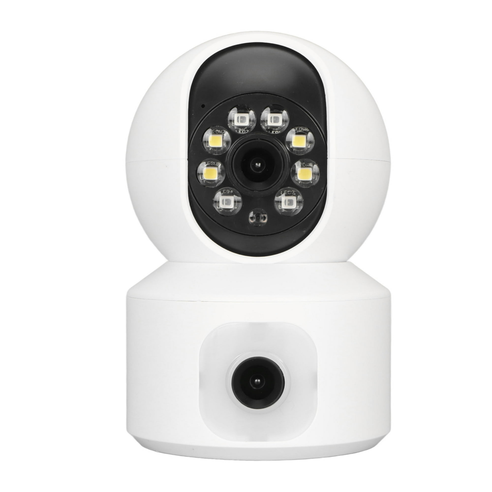 SOVMIKU 【Seguimiento automático, cámara 2K para vigilancia del hogar,  cámara de seguridad WiFi panorámica e inclinable, vista de 360°, 3MP,  Spotliht