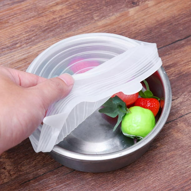 Tapas de silicona elásticas reutilizables resistentes al calor para  envolver alimentos (11 cm) Likrtyny Para estrenar
