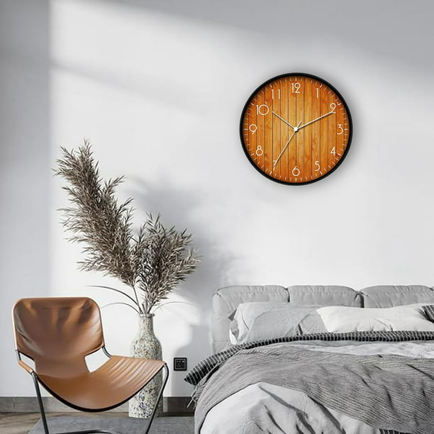 Relojes de pared grandes para decoración de sala de estar, reloj de pared  silencioso y moderno, funciona con pilas, sin tictac, para dormitorio