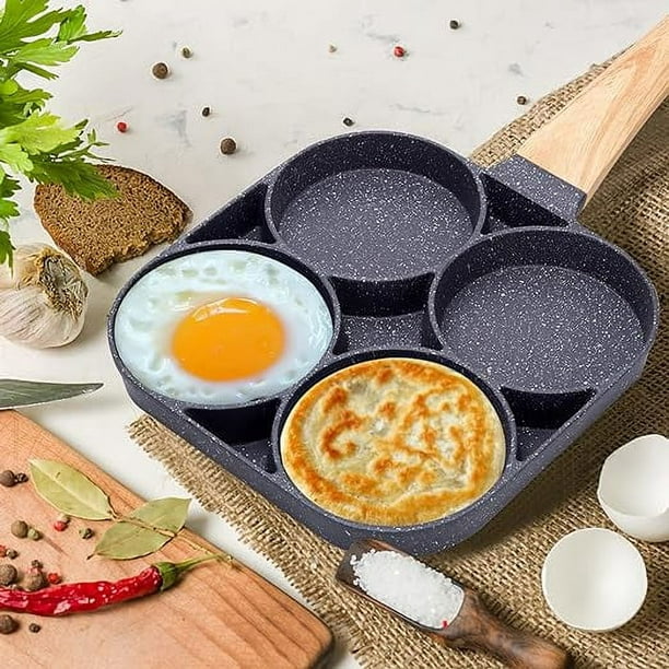 Sarten Para 4 Huevos 26cm Aluminio Antiadherente Pancake