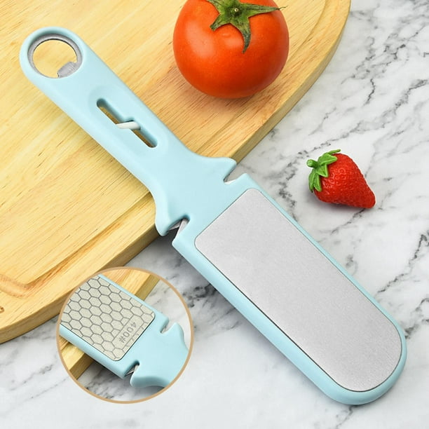 Afilador de cuchillos eléctrico de cocina, Sacapuntas de cuchillo eléctrico  multifuncional, afilador de piedra inteligente rápido portátil afilado