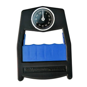Práctico dinamómetro de mano, medición de gimnasio para fatiga, herramienta de medición de fuerza, medidor de fuerza de potencia de agarre, , Azul Soledad agarre reforzador
