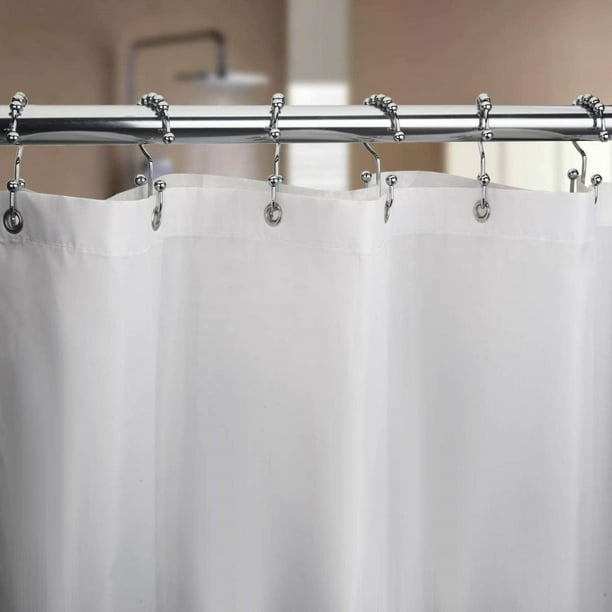 12 ANILLAS BLANCAS PARA LA CORTINA en Estantes y Accesorios de ducha…