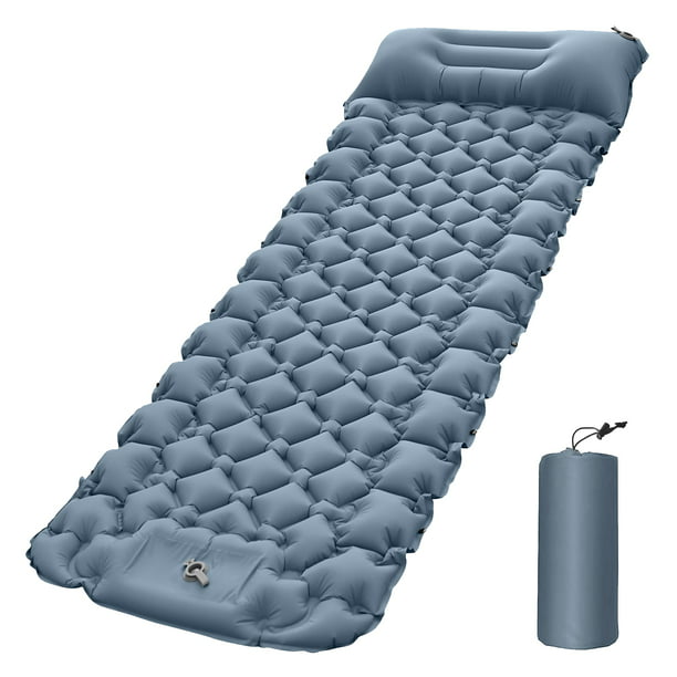 Donación oficial marzo Colchoneta ligera para acampar con almohada de aire Colchón de aire  portátil Impermeable para mochileros Colchoneta para dormir Romacci  Colchoneta | Walmart en línea