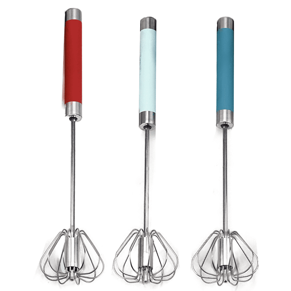 Battitore Di Uova Manuale Semi-automatico - In Acciaio, Per Panna, Frappè E Salse (taglie S, M, L)