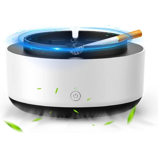 Cenicero electrónico multifuncional para ahumador de cigarrillos 5 pulgadas  cenicero 2 en 1 atrapa humo aromaterapia purificador de aire filtro de –  Yaxa Colombia