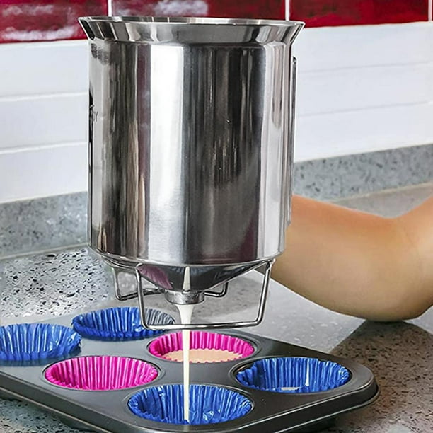 Dispensador De Masa Para Panqueques Wafles Muffins Cakes