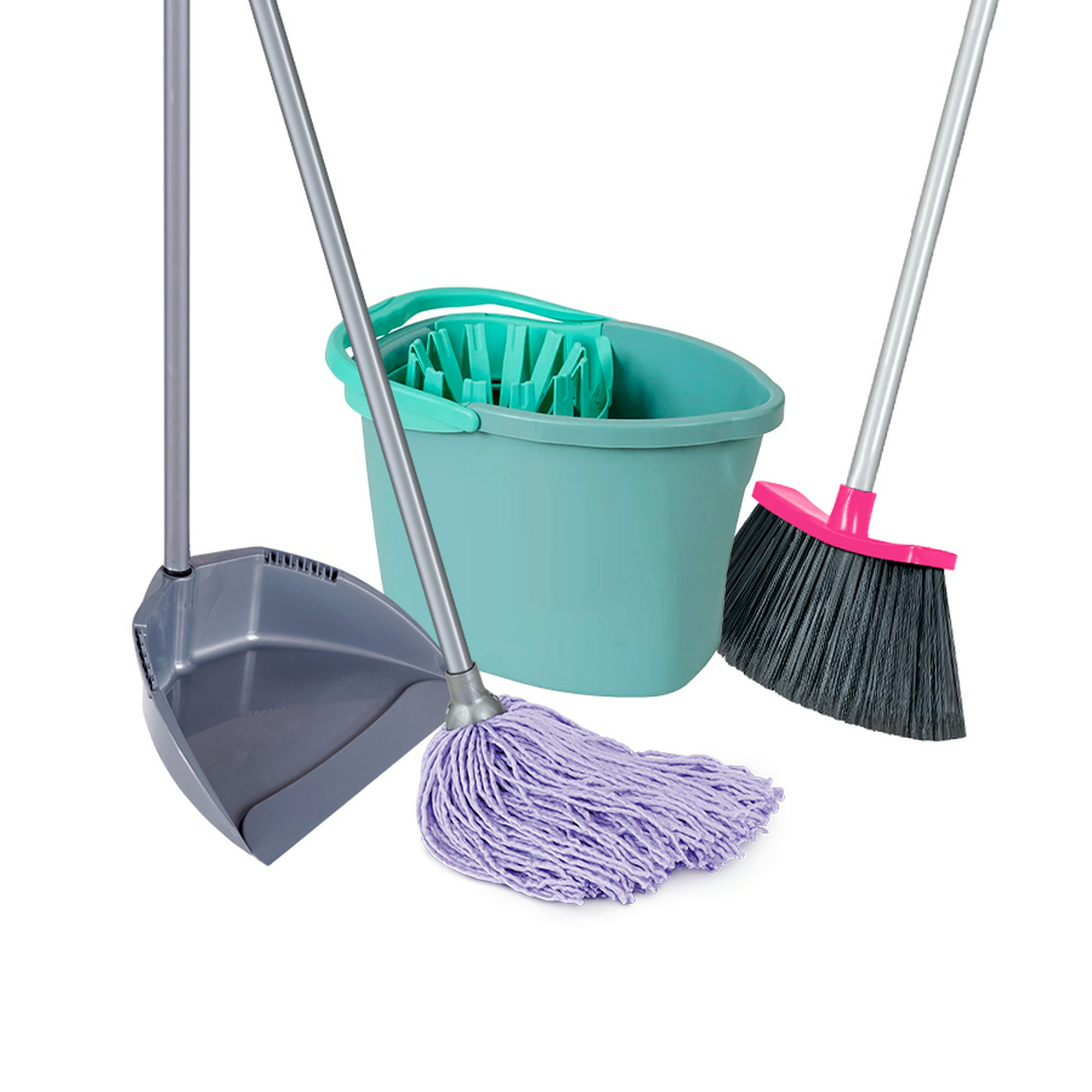 trapeador de tareas domésticas, escoba de limpieza del hogar. equipo de  higiene, lavado o trabajo doméstico.