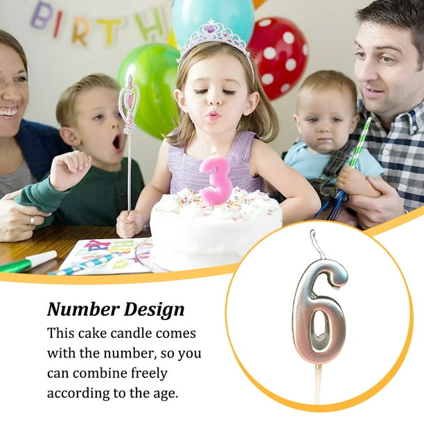 Velas de Cumpleaños con Números, Accesorios