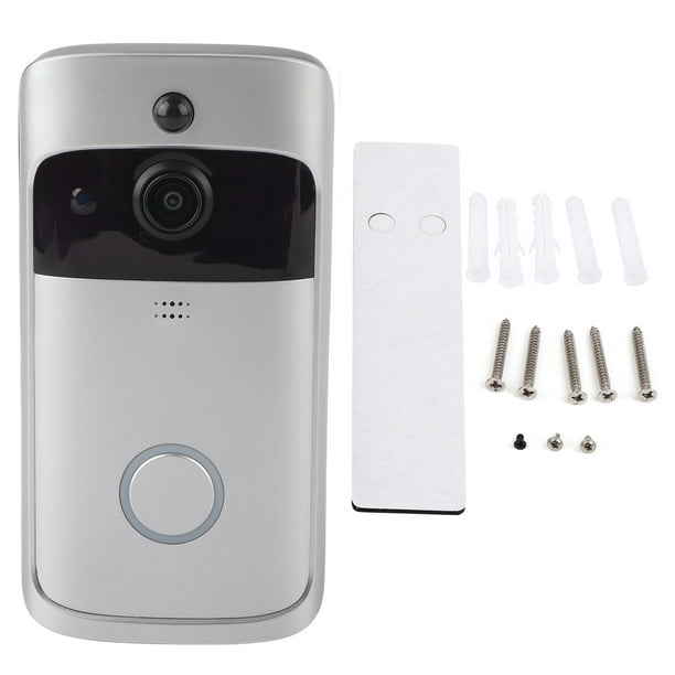 Sistema de portero automático para hogar, timbre inalámbrico con vídeo IP  inteligente, WiFi, 7 pulgadas, con cámara de teléfono con cable de