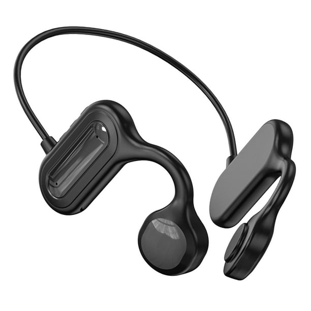 Auriculares de conducción ósea, Bluetooth Manos Inalámbrico Deportes  Conducción a prueba de sudor Oreja abierta Auriculares HiFi Controladores 