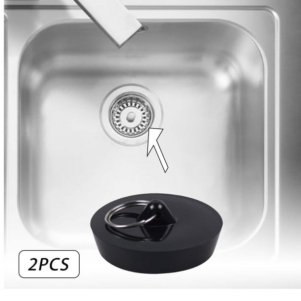  Tapón universal para lavabo, tapón de fregadero de baño, tapón  de drenaje para fregadero de baño y piezas de repuesto de bañera (plateado)  : Herramientas y Mejoras del Hogar