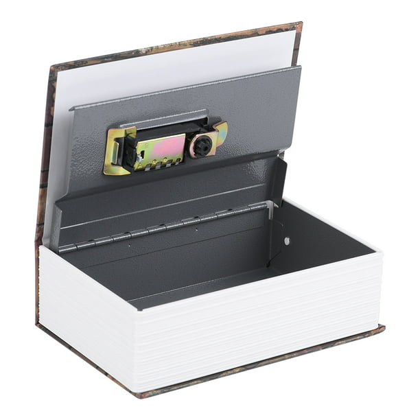 1 Caja Fuerte De Cuero Para Libros (tamaño 8.66×5.98×1.65) Secreto De  Papel Real Para Joyas, Dinero Y Efectivo, Caja Fuerte Para Libros De Desvío