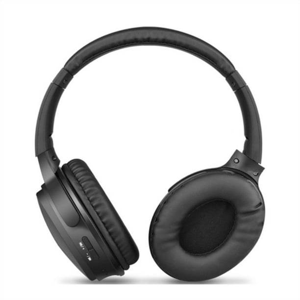 ANC Auriculares inalámbricos Bluetooth con cancelación activa de ruido y  micrófono, estéreo de alta fidelidad, graves profundos plegables, tiempo de