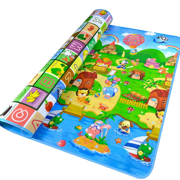  Circle - Tapete de juego ecológico para bebés, 4 pies x 4 pies,  tapete acolchado para el suelo para gatear, 46.5 x 46.5 pulgadas : Todo lo  demás