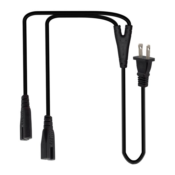 Enchufe del del cable de alimentación de deformación: regleta de enchufes  planos con 2 puertos USB y salidas múltiples 3/4/5, con cable de ex -  Blanco 3 puntos Blanco 3 salidas Sunnimix