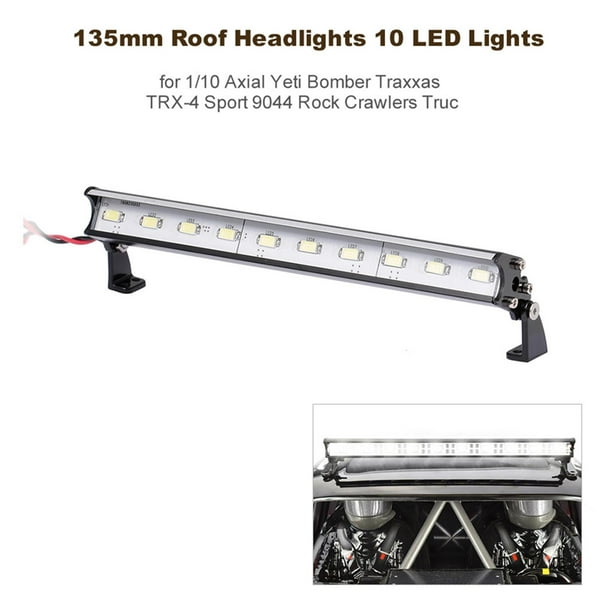 Barra de luz LED ,1:10 1:8 Barra de luz de techo ,Barra de luces LED para  camión ,Barra de iluminación LED de 139 mm,Barra de luz LED,10 8 piezas