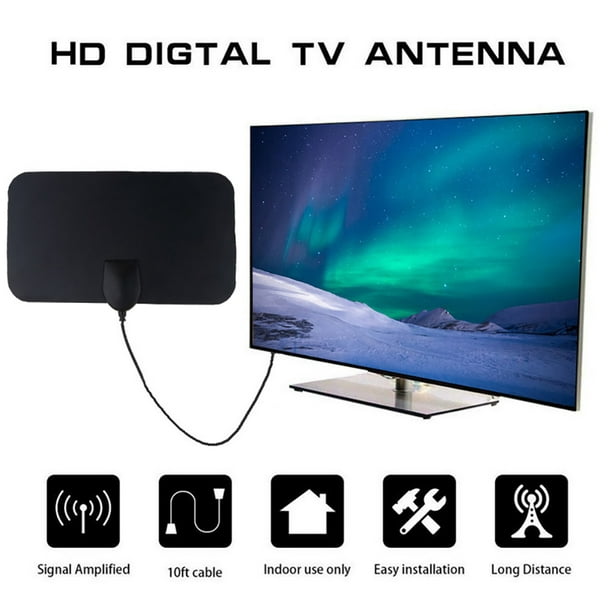 200 Milla Antena Para Tv Digitales Interior Antena HDTV Interiores