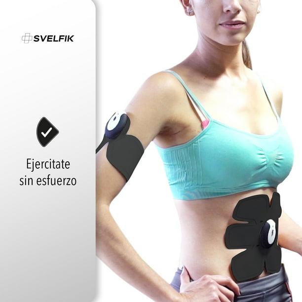 Ems Pad Electroestimulador Muscular Vak Vh-Afs01 Color Negro Para Abdomen Y  Brazos Abs Masajeador Slim