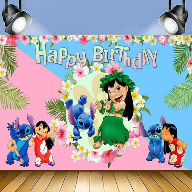 Disney Lilo & Stitch Theme Birthday Party Supplies Paper Cup Plate
