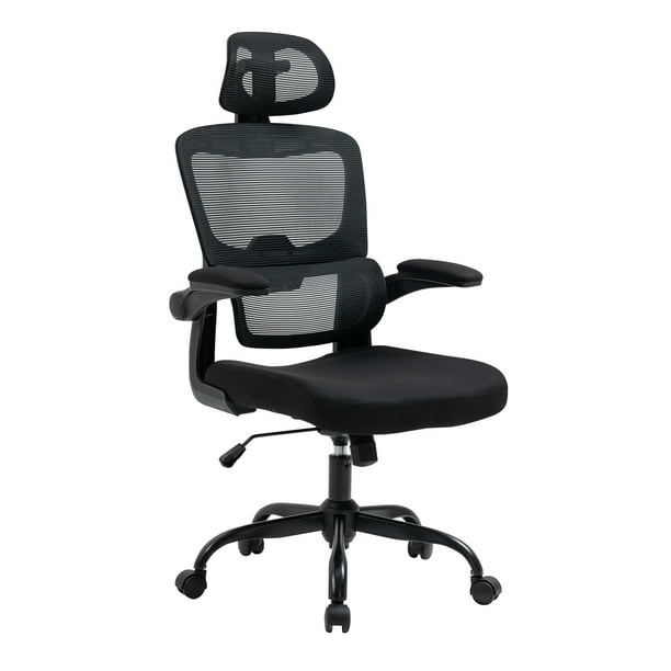 Silla de oficina reclinable con reposapiés, silla de oficina ergonómica con  soporte lumbar, silla de oficina ejecutiva de respaldo alto, altura y
