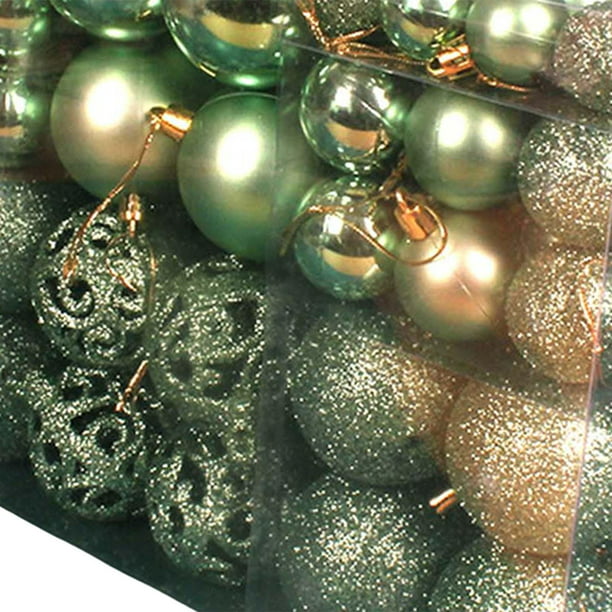 100 Uds. adornos para árboles de Navidad, bolas colgantes de 3/4/6cm con cordón, adornos inastill Macarena bolas colgantes | Walmart en línea