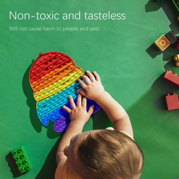 Juego de 30 juguetes sensoriales para niños y adultos, para autismo,  necesidades especiales, alivio del estrés, juguete de silicona para aliviar  el