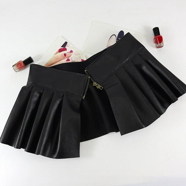 Minifalda con cinturón ancho, Moda
