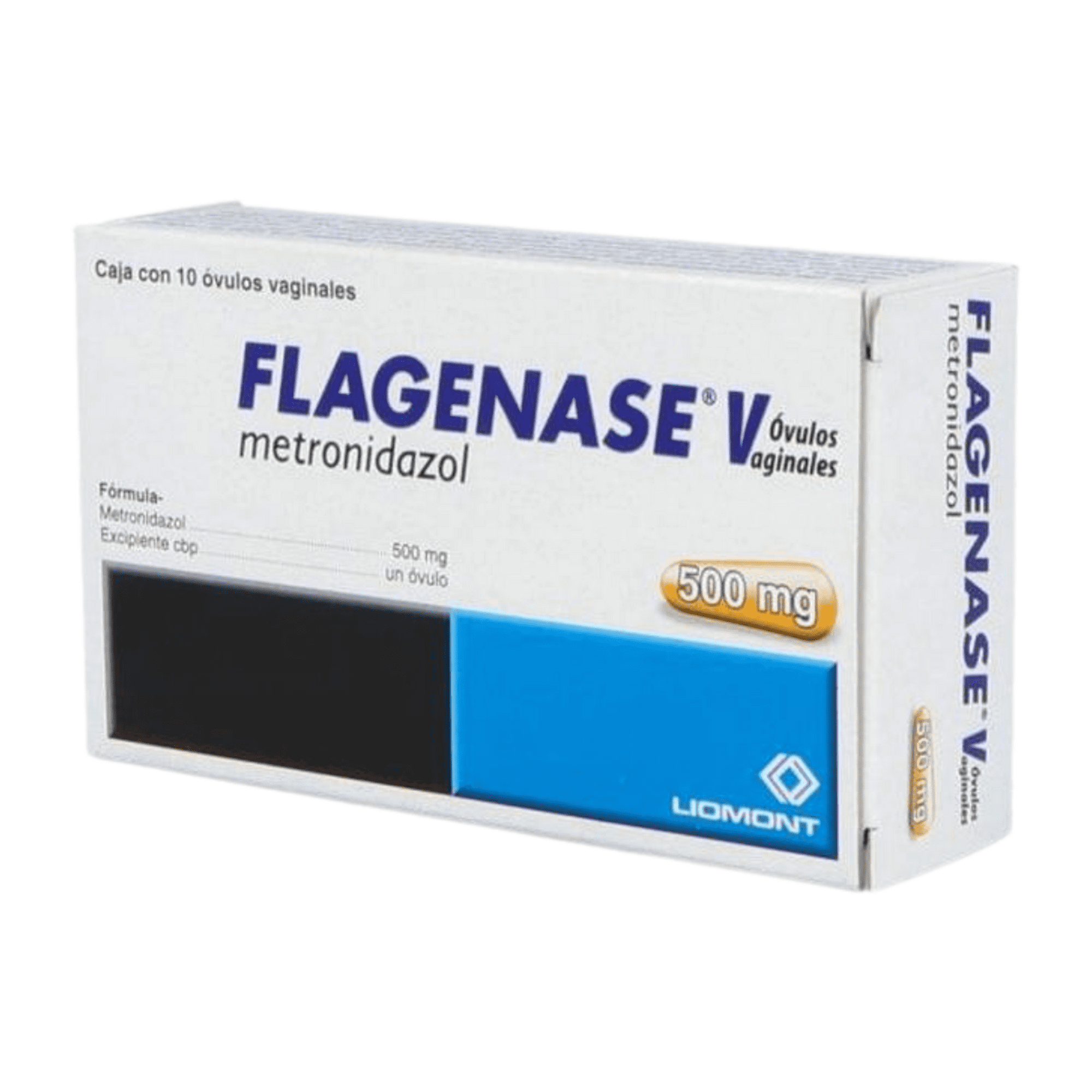 Metronidazol Flagenase 500 mg 10 óvulos || Bodega Aurrera Despensa a tu