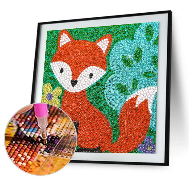 Kit de pintura de diamantes Mosaico de diamantes redondos completos de  animales FLhrweasw Nuevo